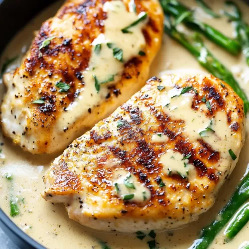 Golden-cooked chicken drizzled with a savory ranch sauce.