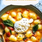 Creamy Tomato Gnocchi with Burrata0