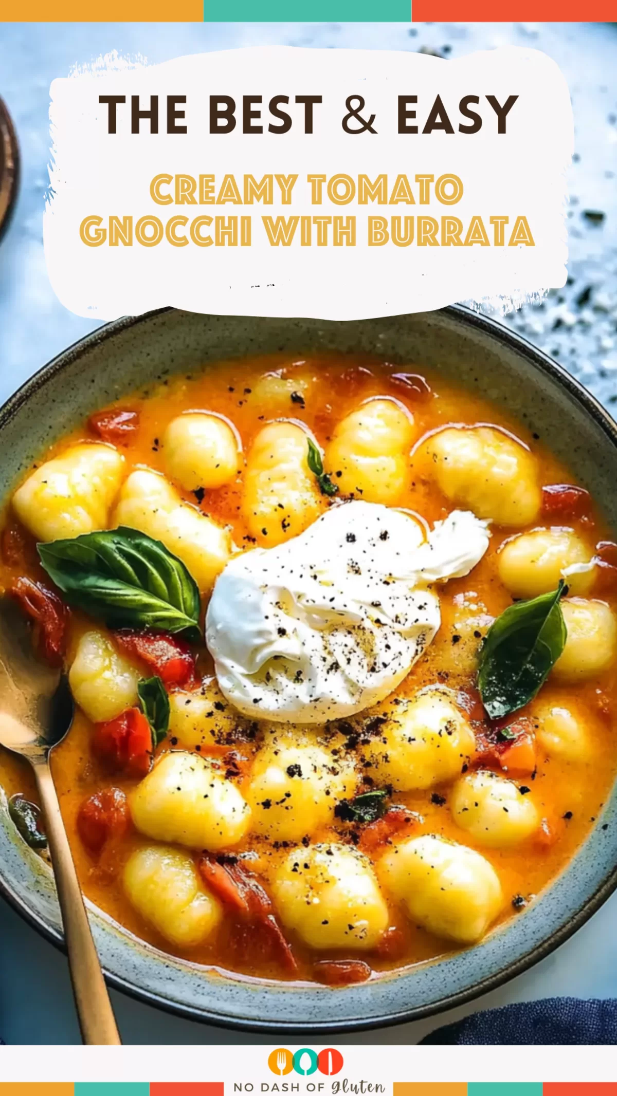 Creamy Tomato Gnocchi with Burrata0