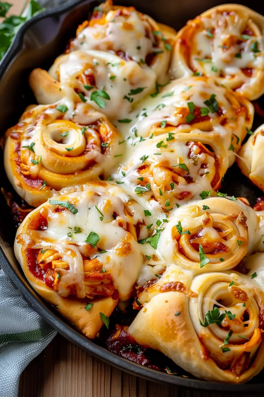 Appetizer plate with several golden rolls, perfect for dipping.