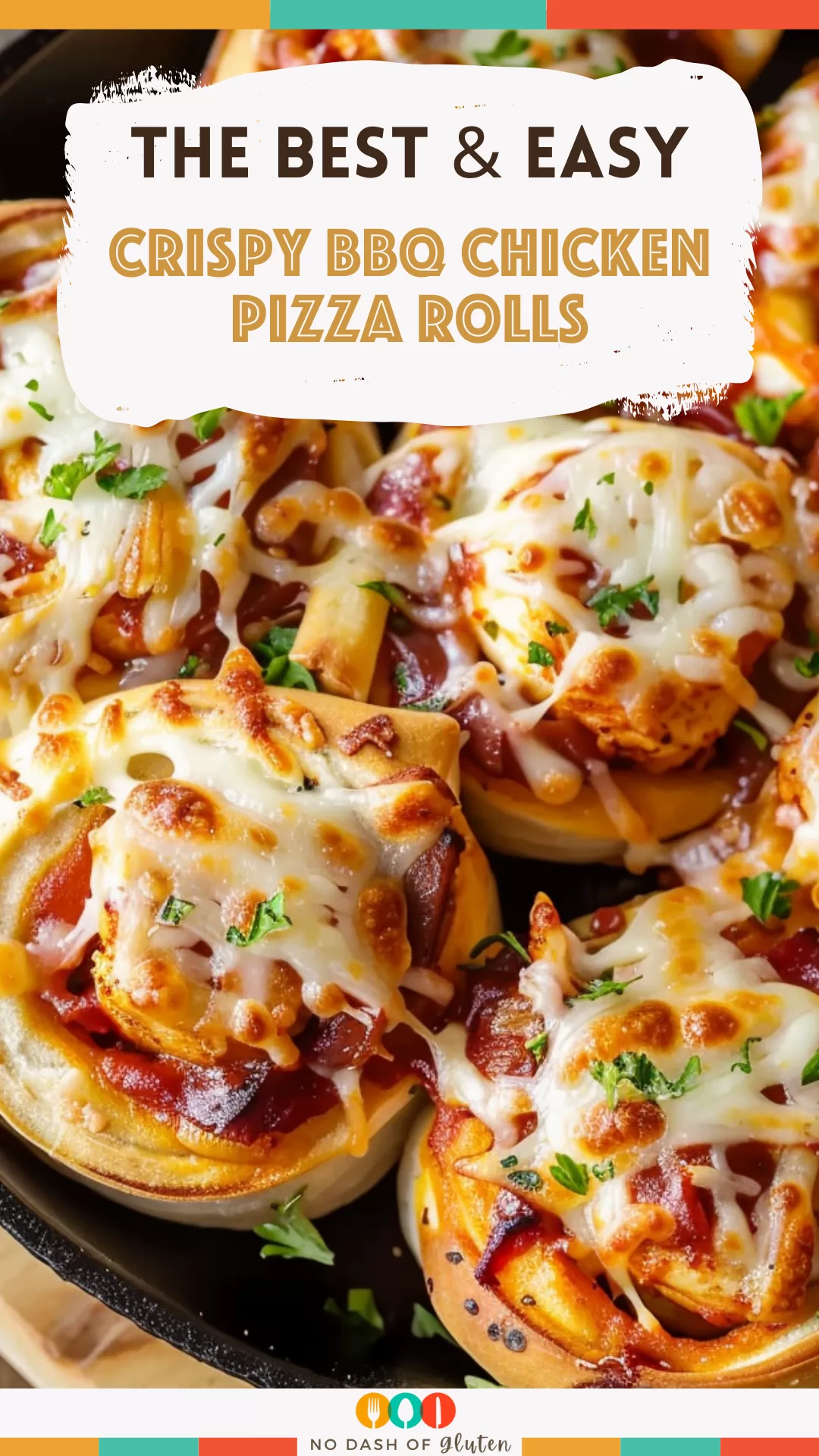 Crispy BBQ Chicken Pizza Rolls