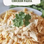 Crockpot Buffalo Wild Wings Garlic Parmesan Chicken Pasta