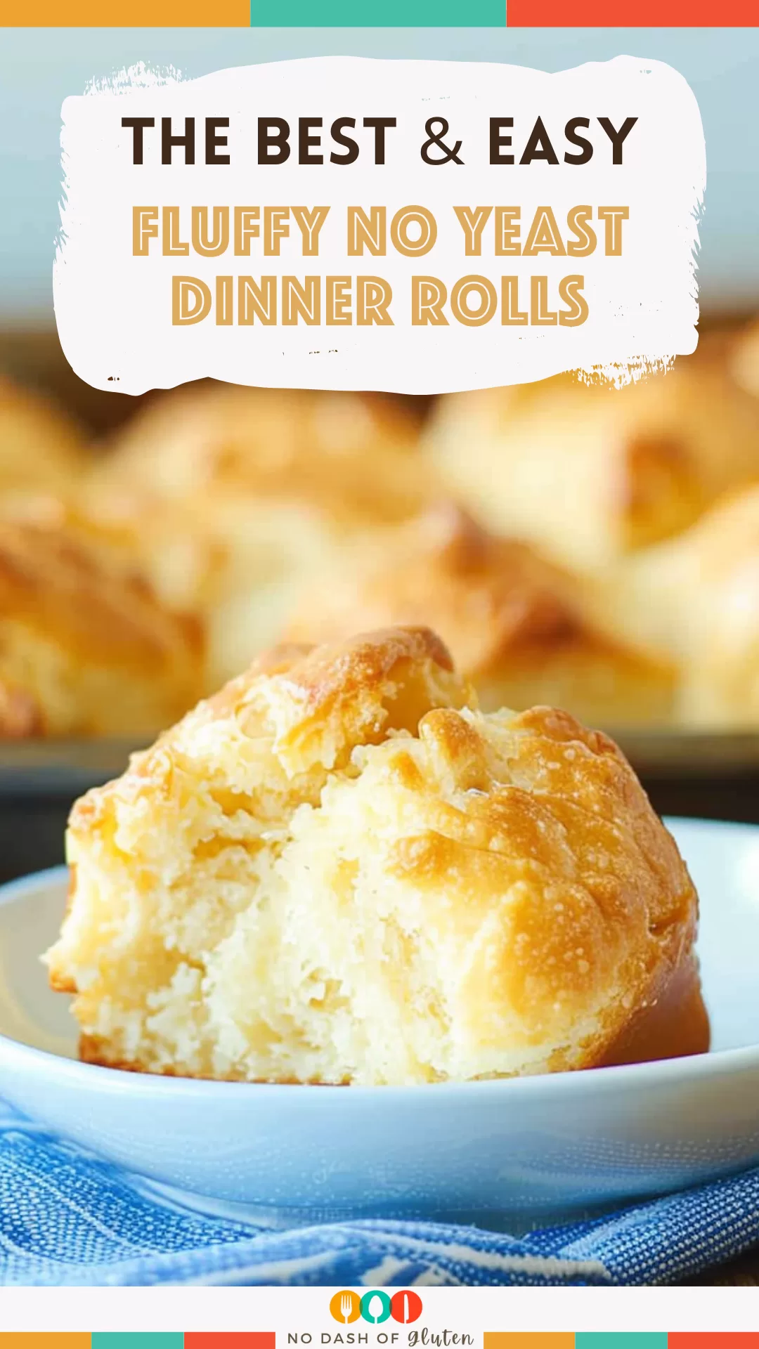 Fluffy No Yeast Dinner Rolls