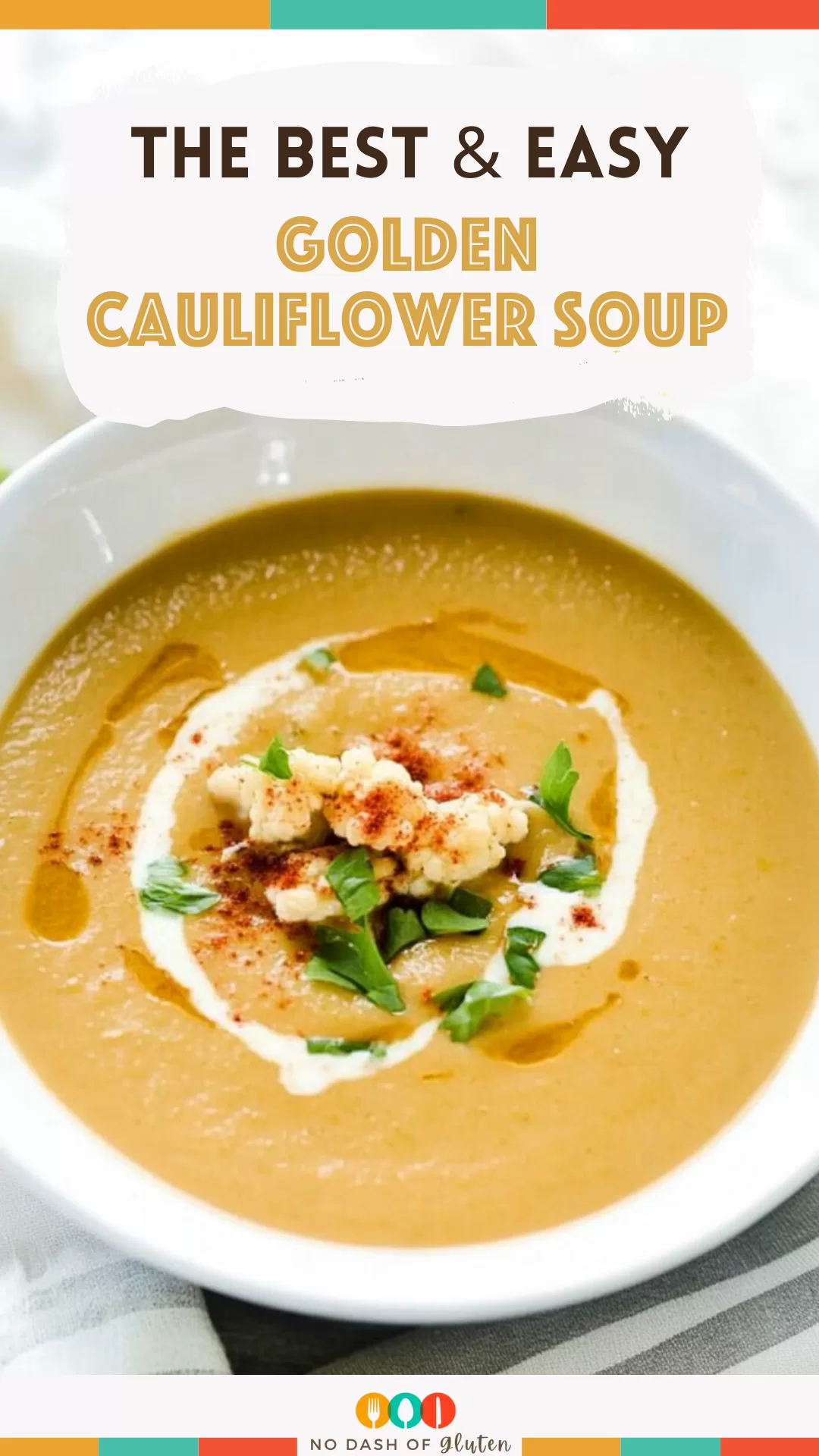 Golden Cauliflower Soup