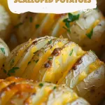 Golden Hasselback Scalloped Potatoes