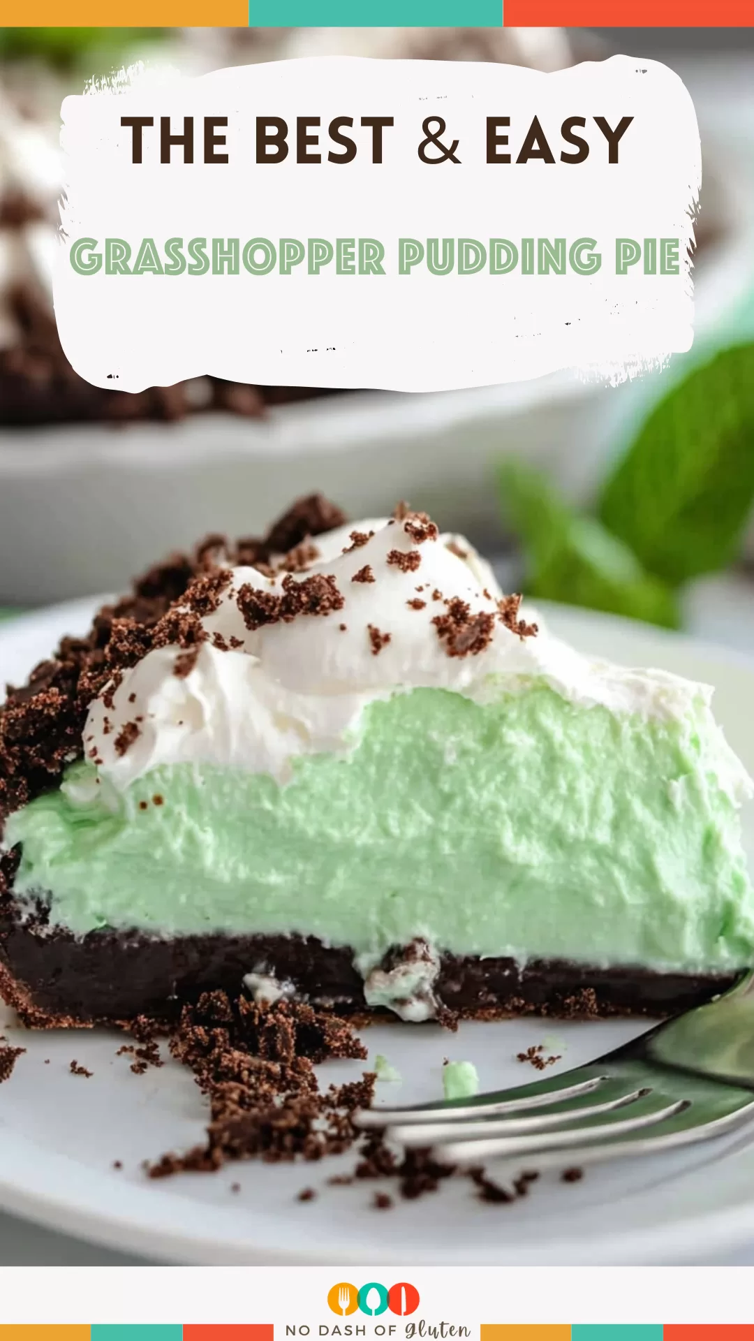 Grasshopper Pudding Pie