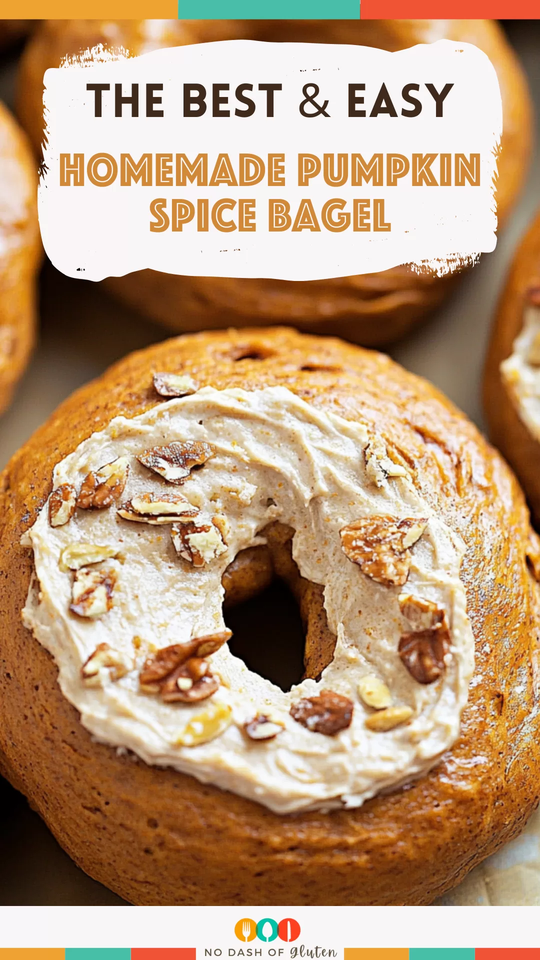 Homemade Pumpkin Spice Bagel