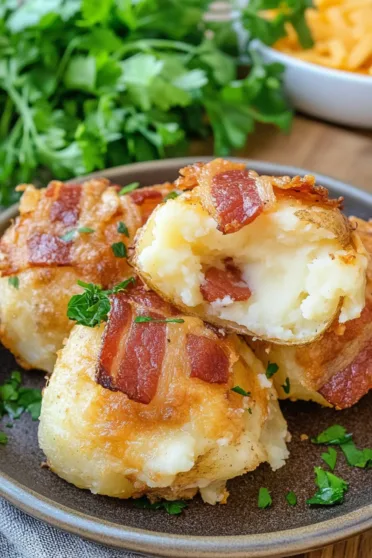 Mashed Potato Bacon Bombs