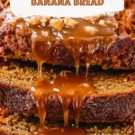 Moist Salted Caramel Banana Bread