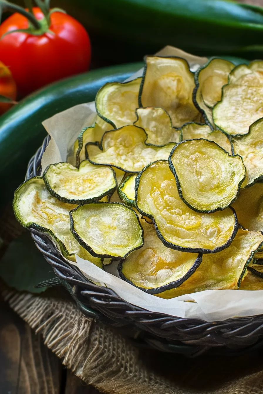 A bowl filled with homemade vegetable chips, seasoned to perfection.