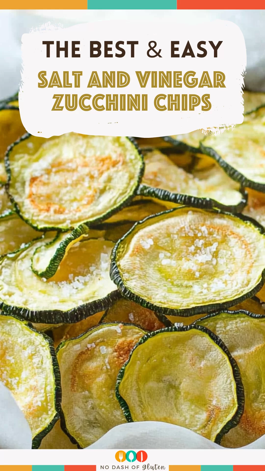 Salt and Vinegar Zucchini Chips