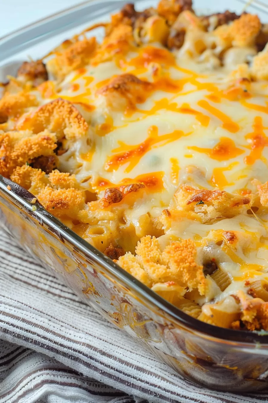 Savory Patty Melt Casserole