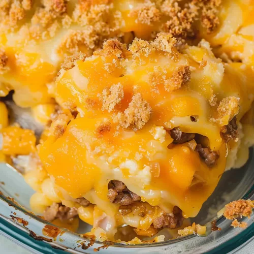 Savory Patty Melt Casserole