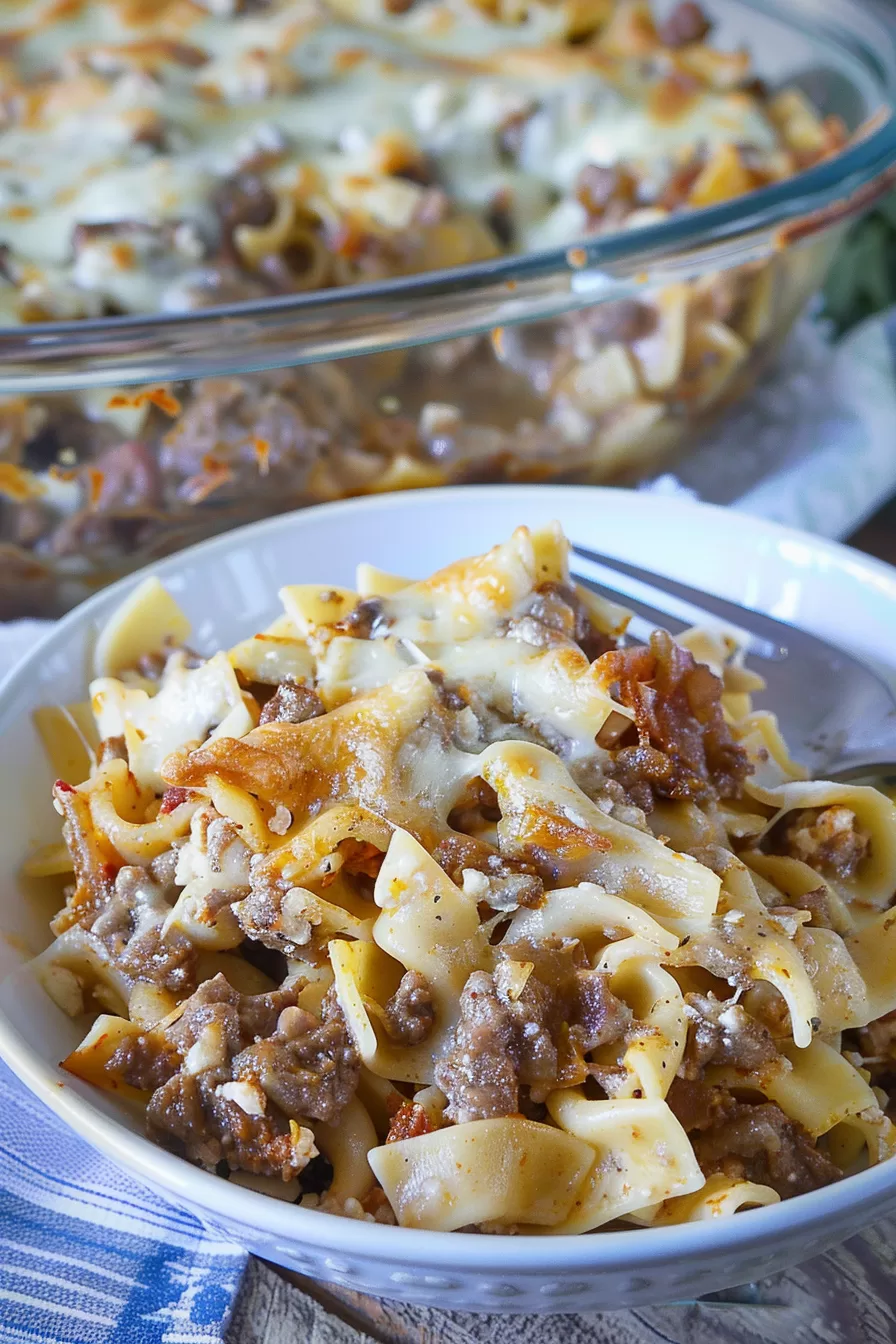 Sour Cream Beef Noodle Casserole Recipe