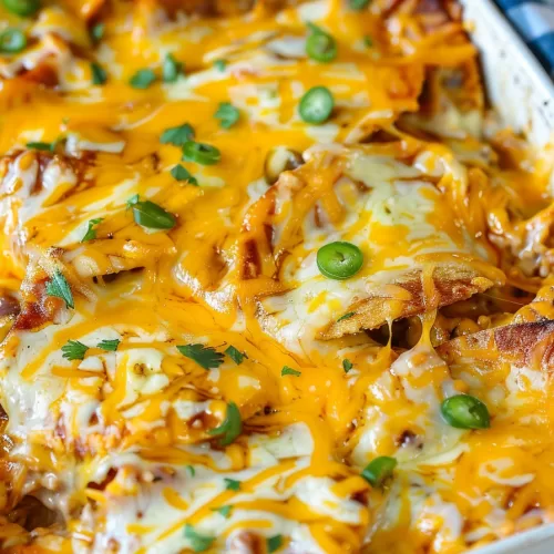 Spicy Pulled Pork King Ranch Casserole