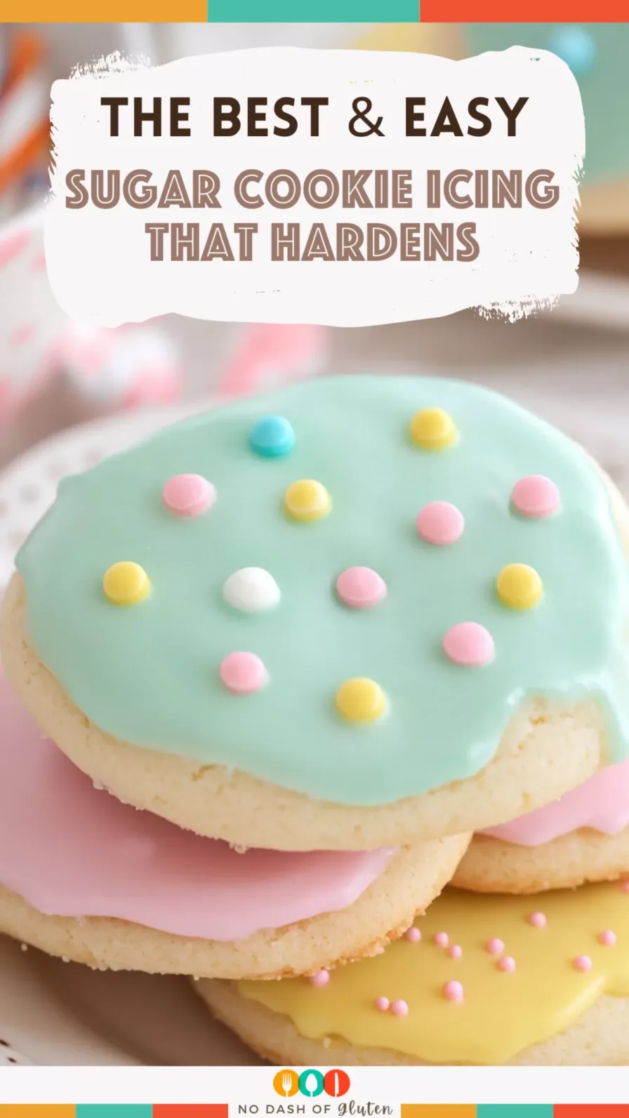 Sugar cookie icing that hardens