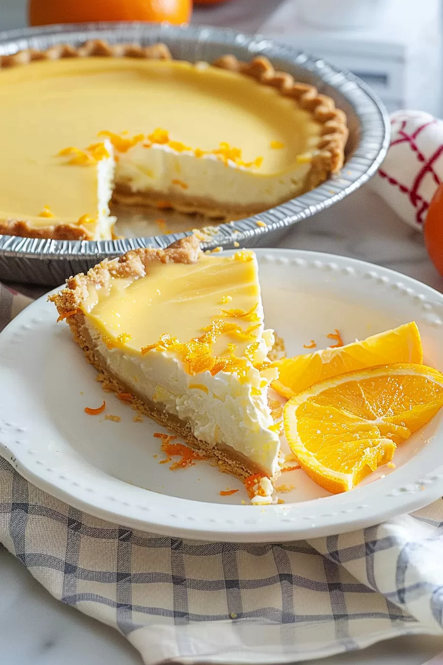 Zesty Sour Orange Pie