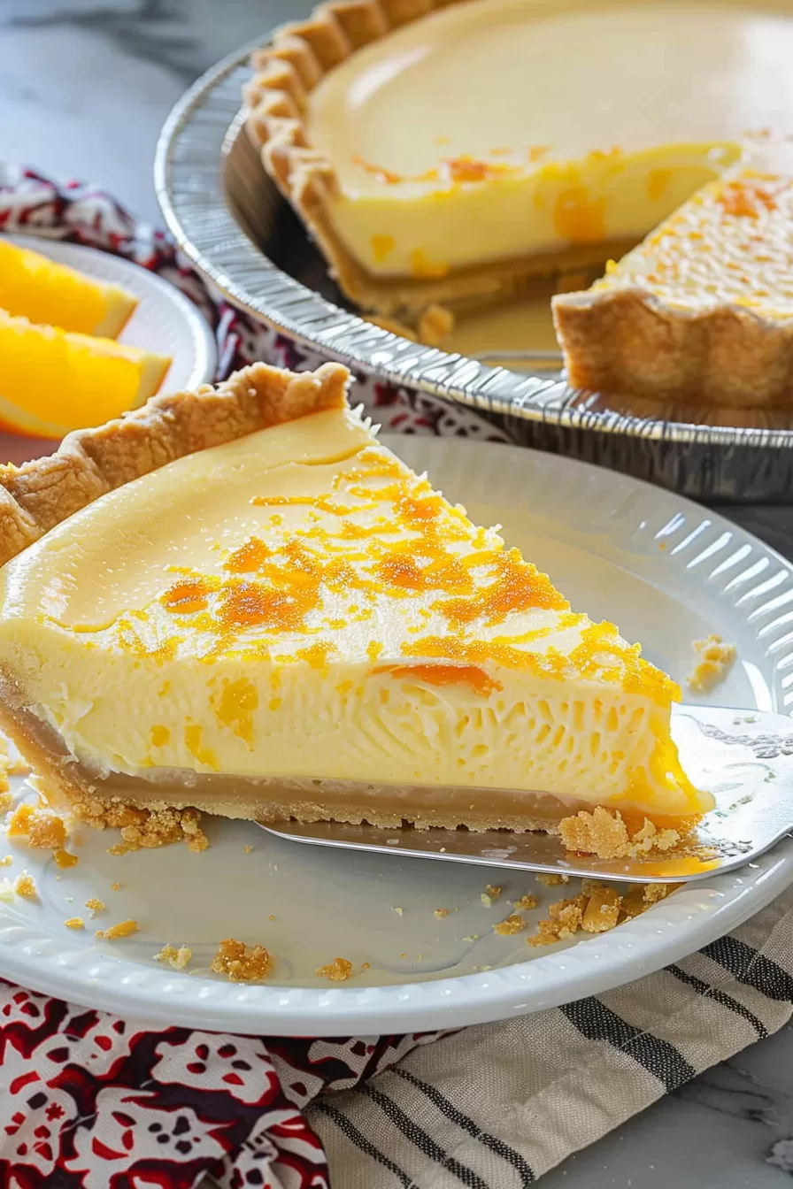 Zesty Sour Orange Pie