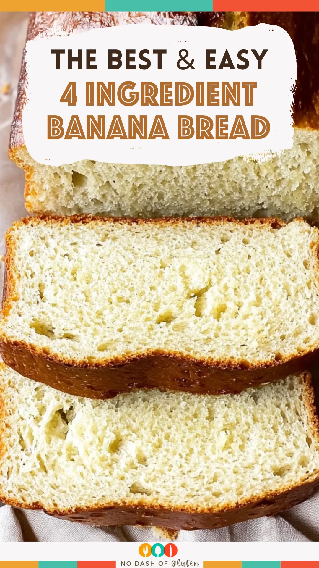 4 Ingredient Banana Bread