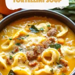 Butternut Sausage Tortellini Soup