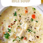 Chicken and Lemon Rice Soup