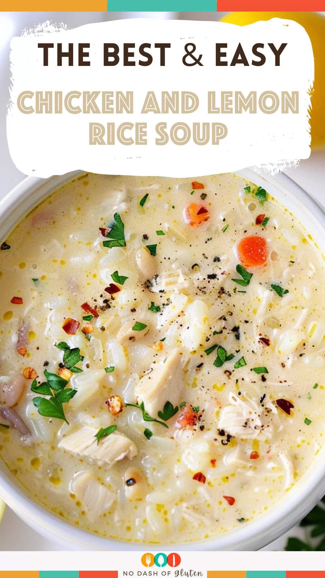 Chicken and Lemon Rice Soup