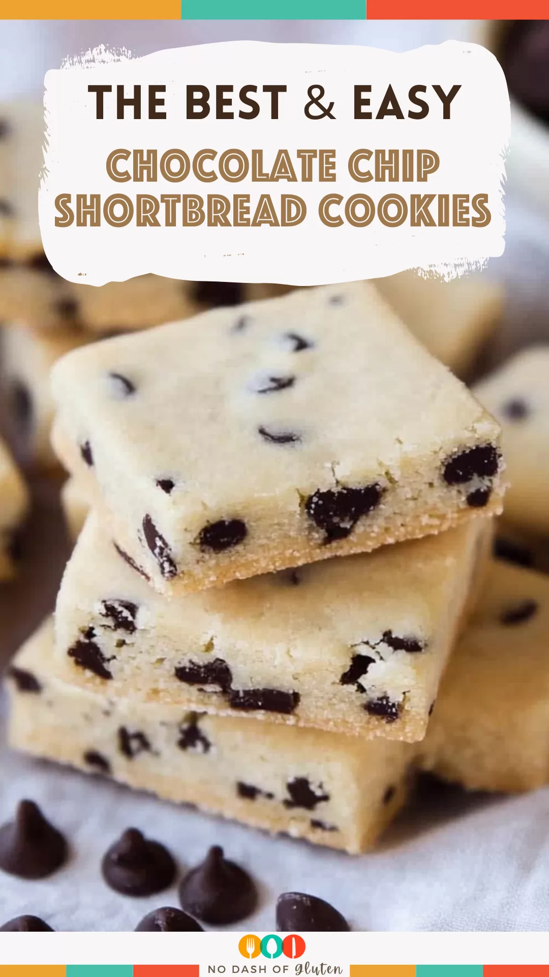 Chocolate Chip Shortbread Cookies