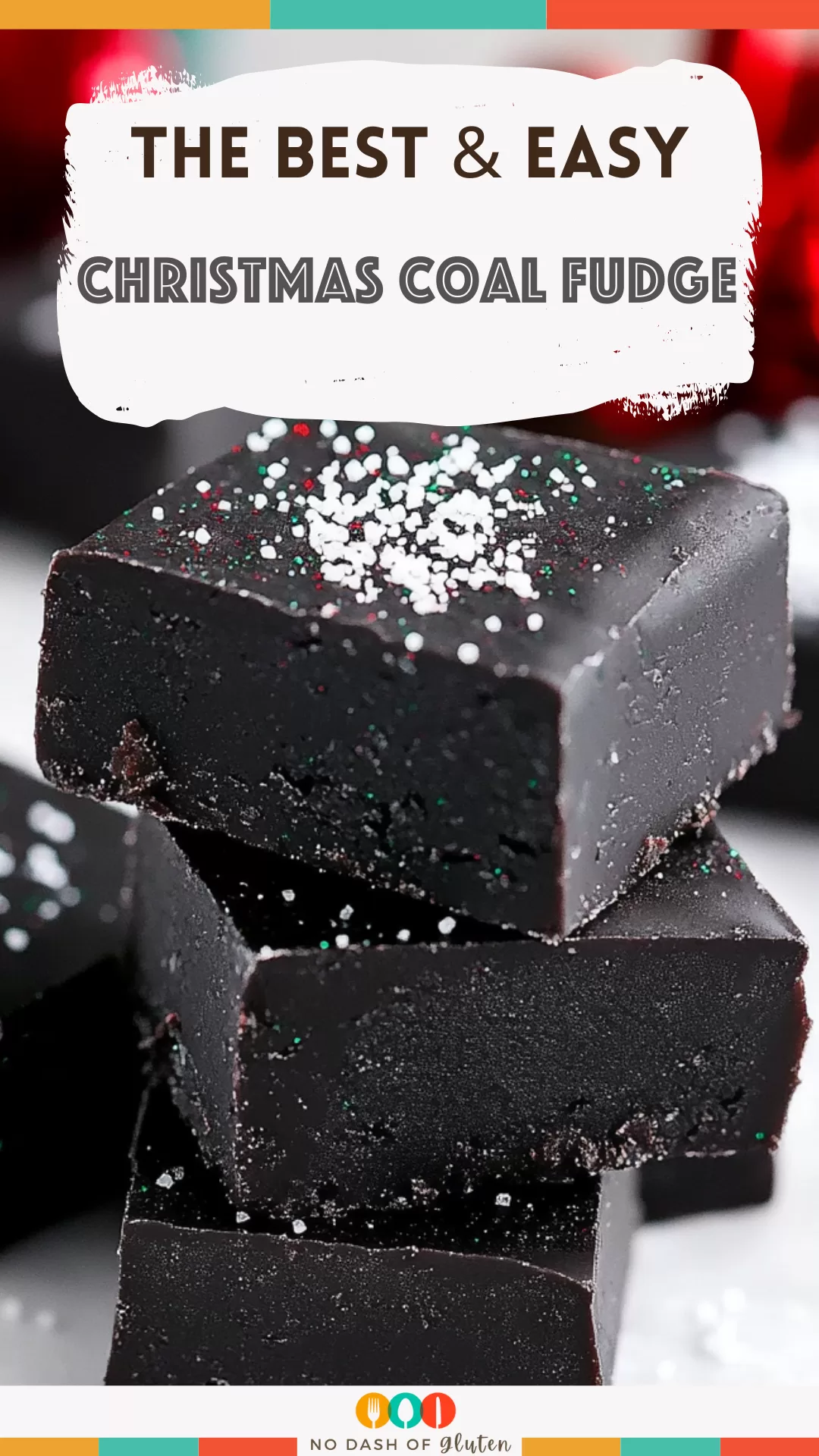 Christmas Coal Fudge