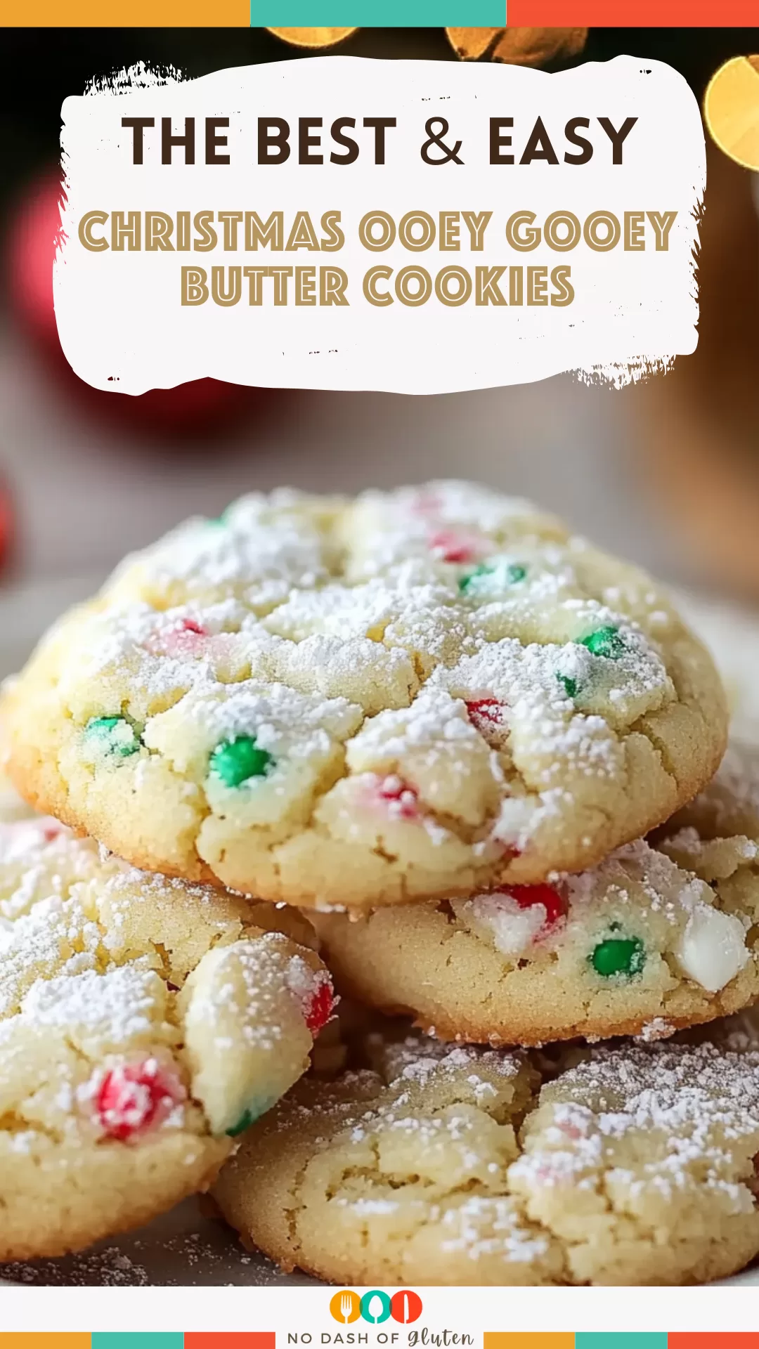 Christmas Ooey Gooey Butter Cookies