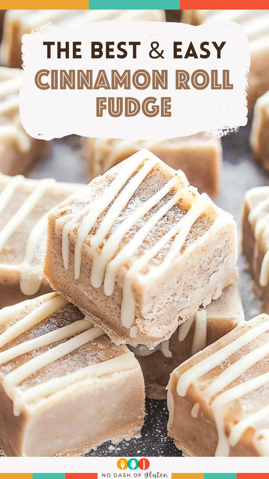 Cinnamon Roll Fudge