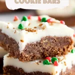 Gingerbread Cookie Bars