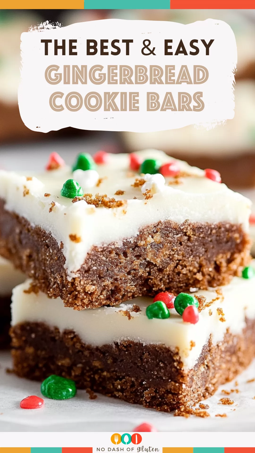 Gingerbread Cookie Bars