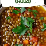 Greek Lentil Soup (Fakes)