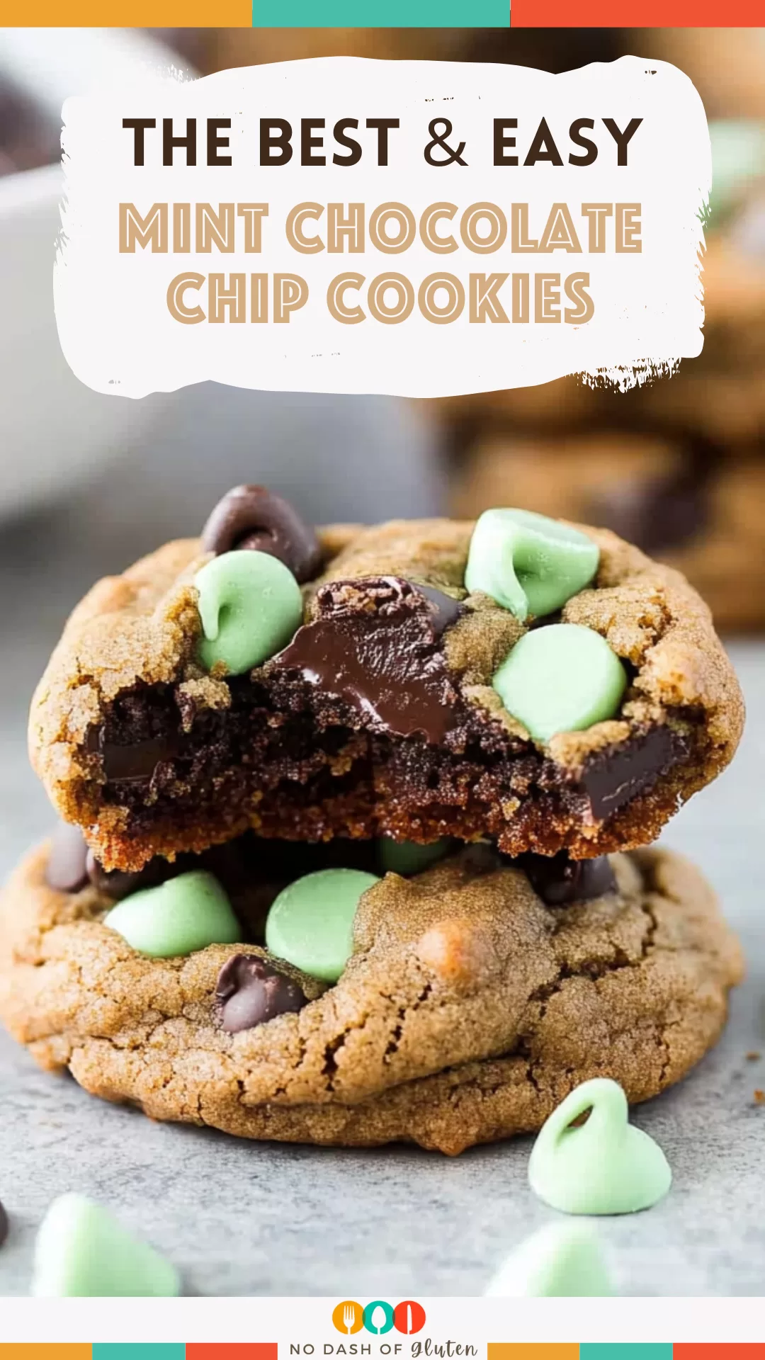 Mint Chocolate Chip Cookies