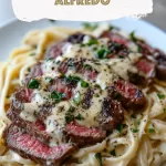 Steak Gorgonzola Alfredo