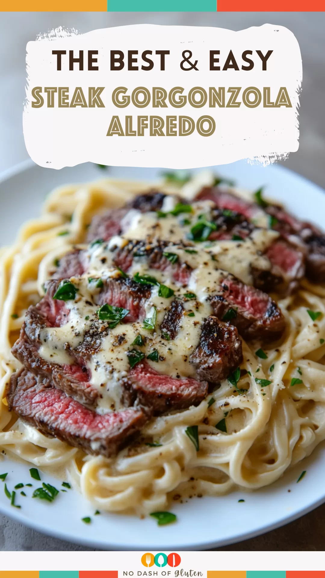 Steak Gorgonzola Alfredo