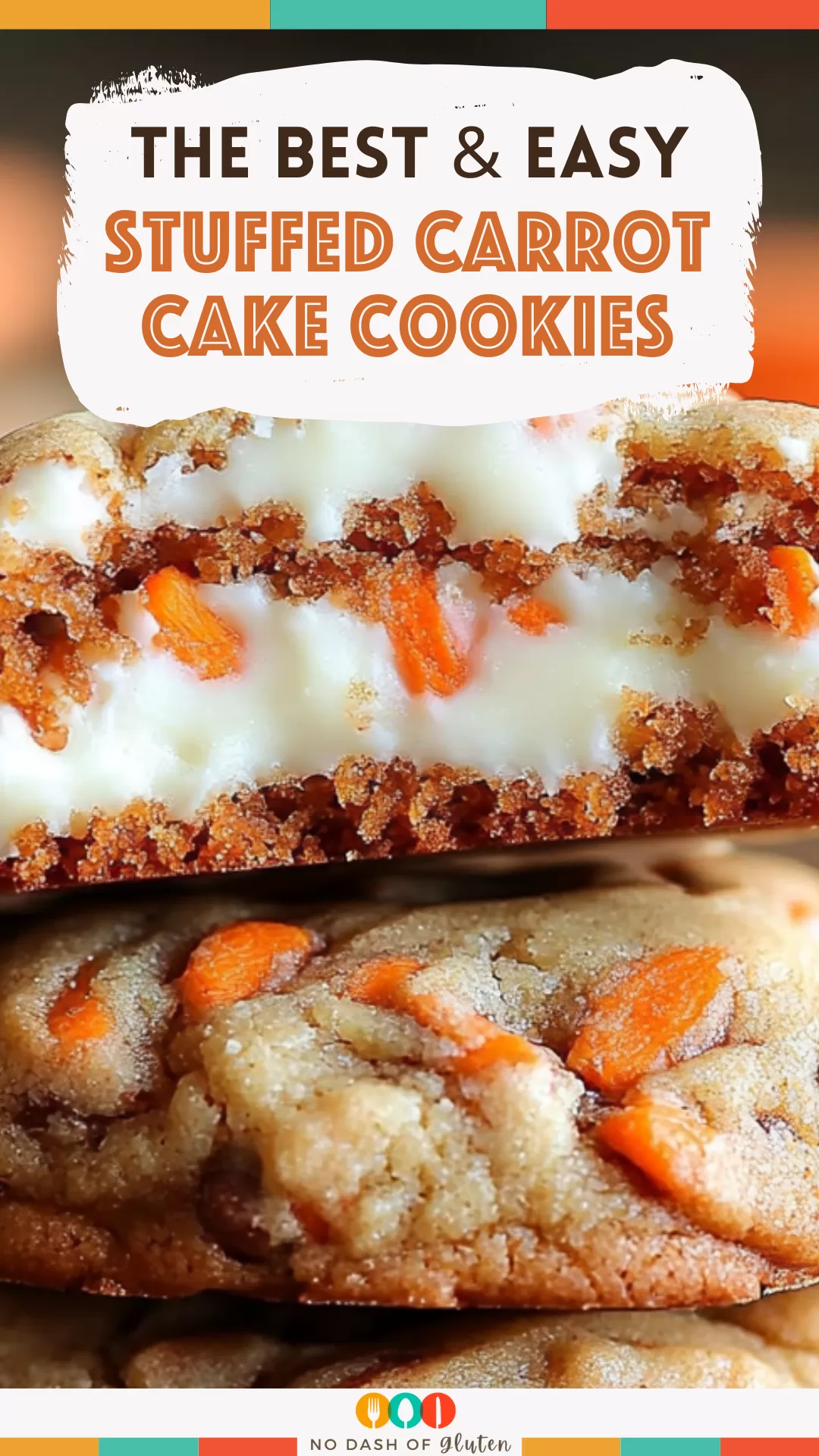 Stuffed Carrot Cake Cookies