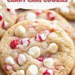 White Chocolate Candy Cane Cookies