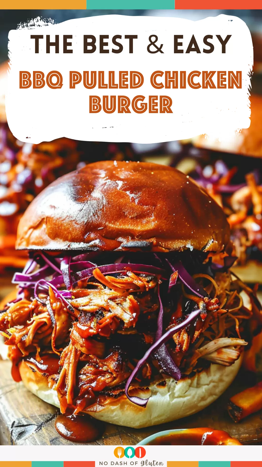 BBQ Pulled Chicken Burger