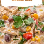 Crock Pot Cream Cheese Chicken Chili