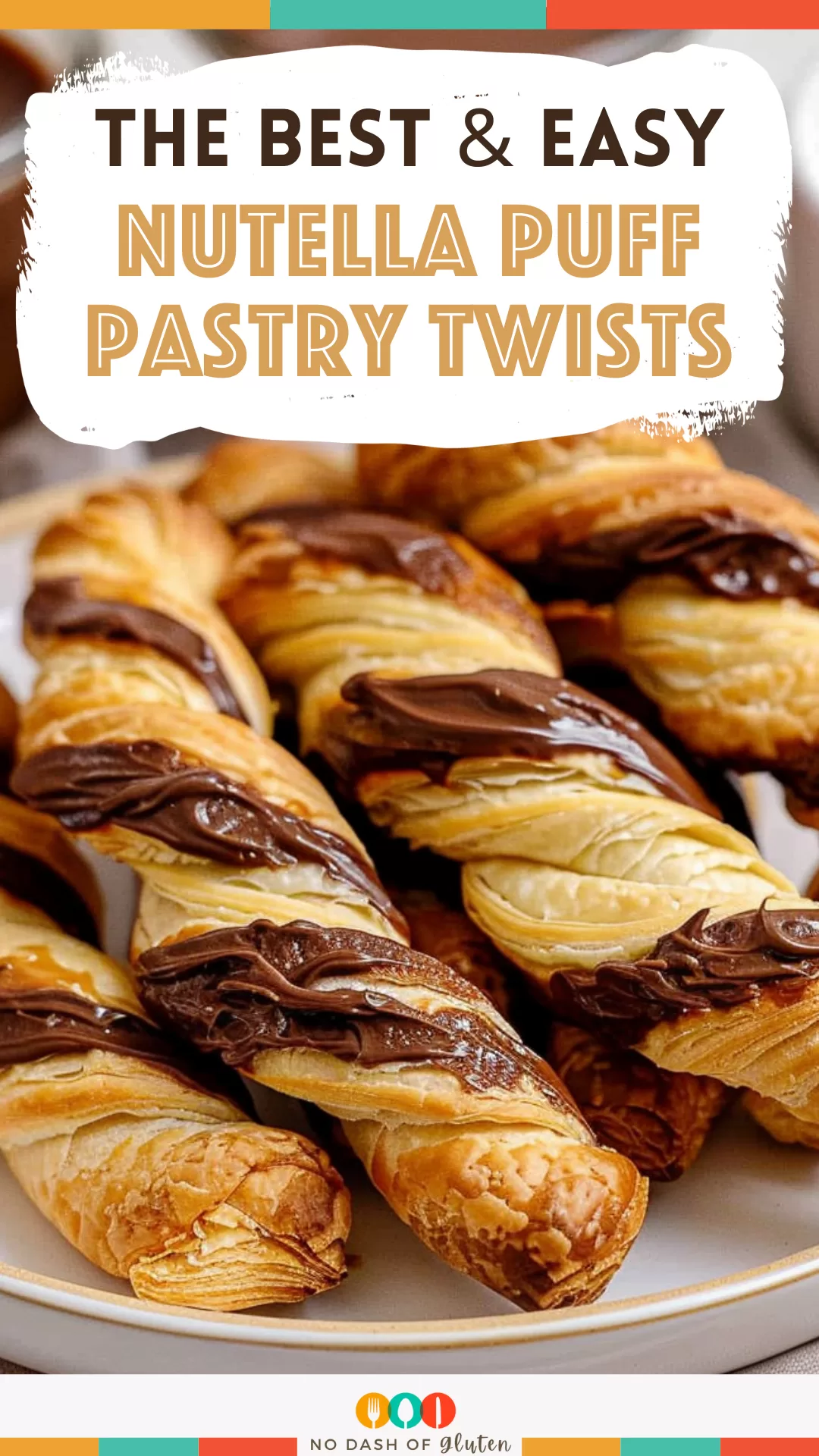 Nutella Puff Pastry Twists