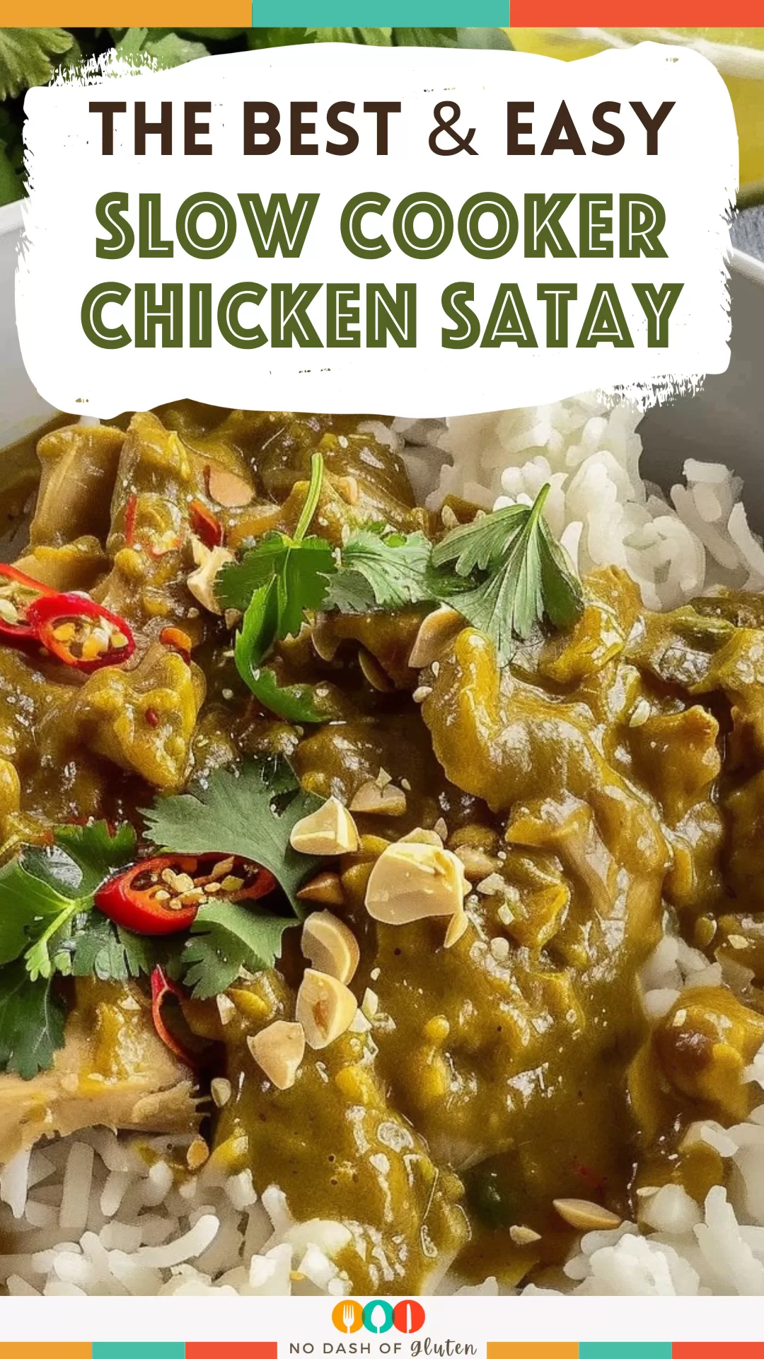 Slow cooker Chicken Satay