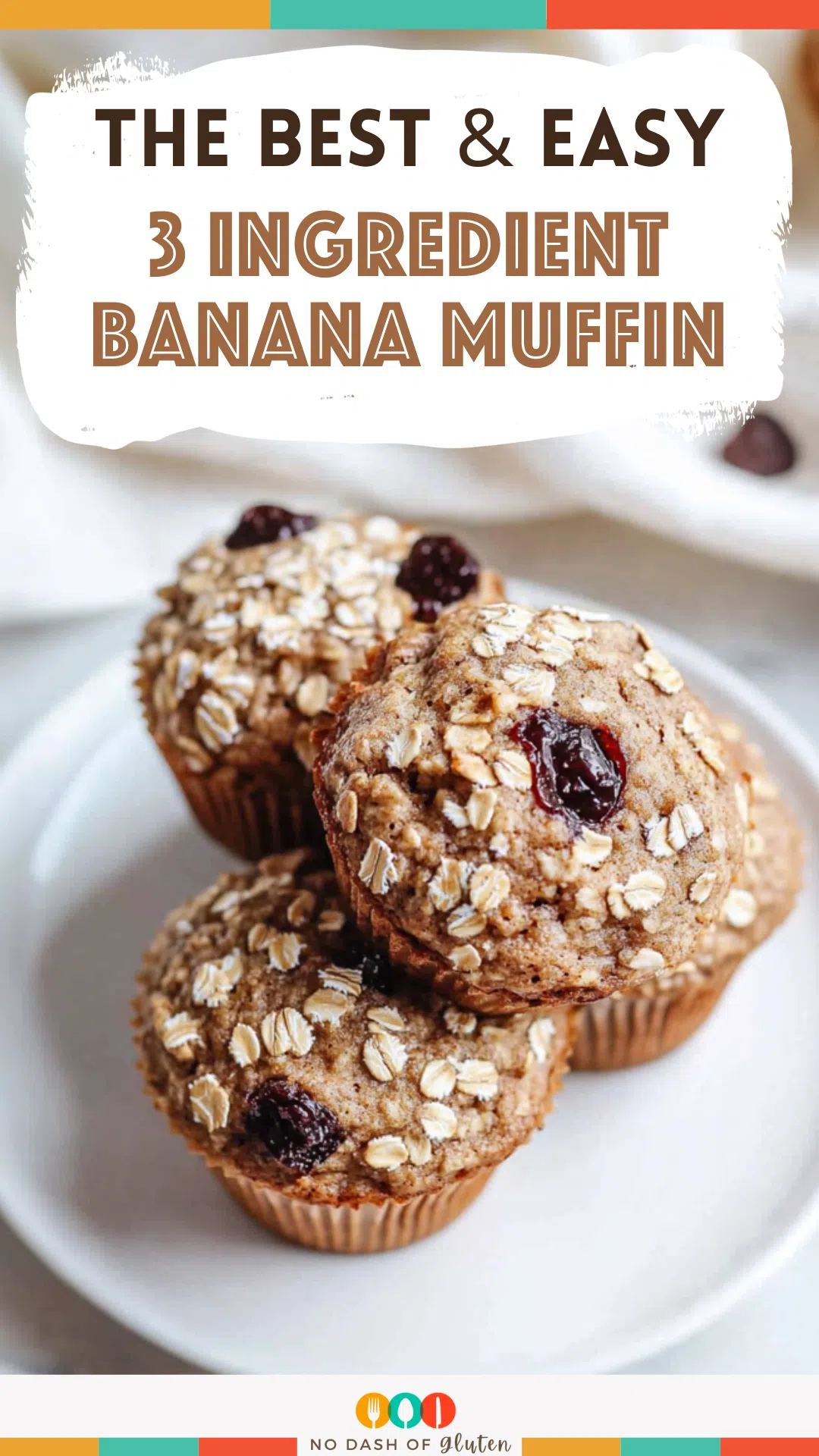 3 Ingredient Banana Muffin