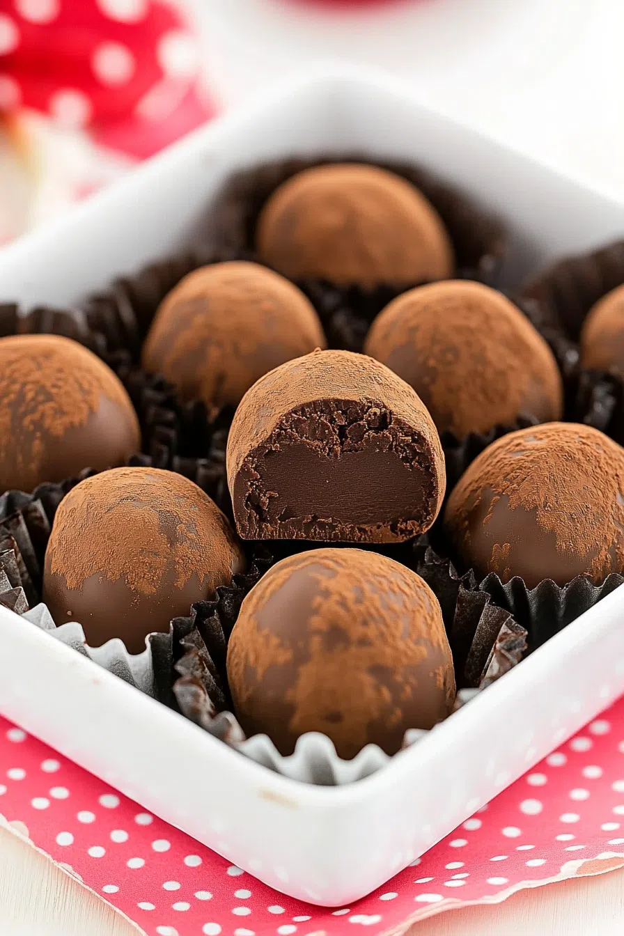 Elegant, homemade truffles with a creamy, melt-in-your-mouth texture.