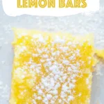 3 Ingredient Lemon Bars