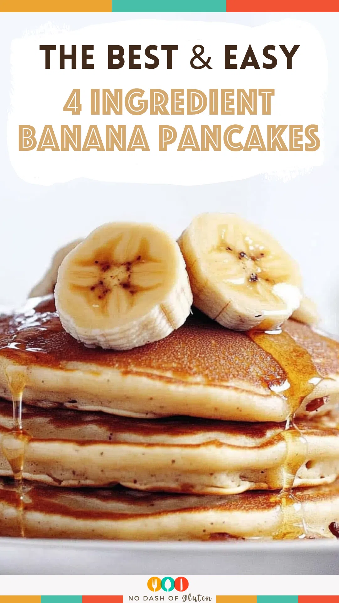 4 Ingredient Banana Pancakes