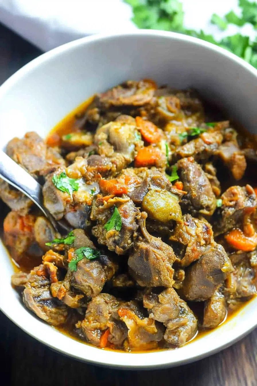 Warm, comforting dish with tender braised meat and aromatic seasonings.