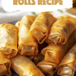 Chinese Spring Rolls Recipe