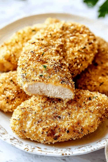 Crispy Parmesan Chicken Strips