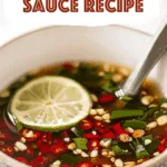 Thai Fish Sauce Recipe